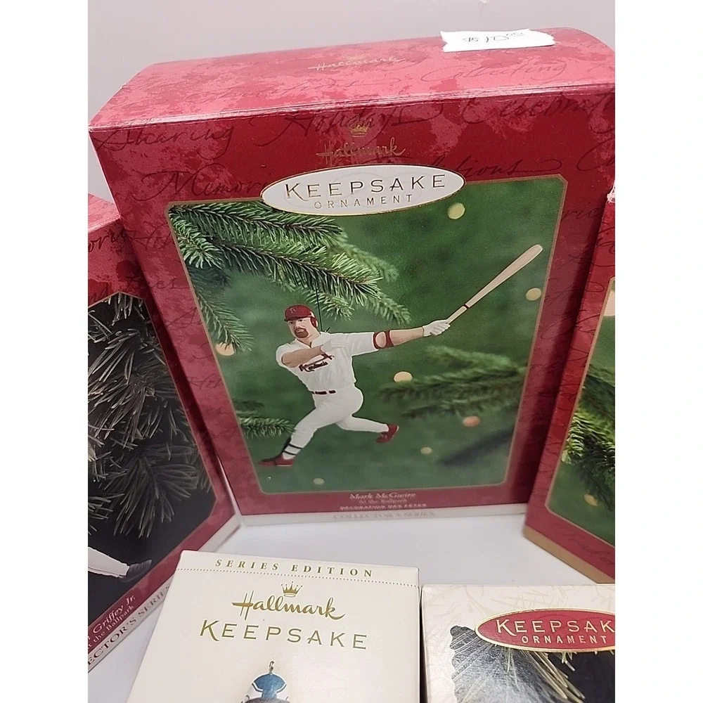 Hallmark Christmas Ornament Lot NFL NBA‎ MLB Football